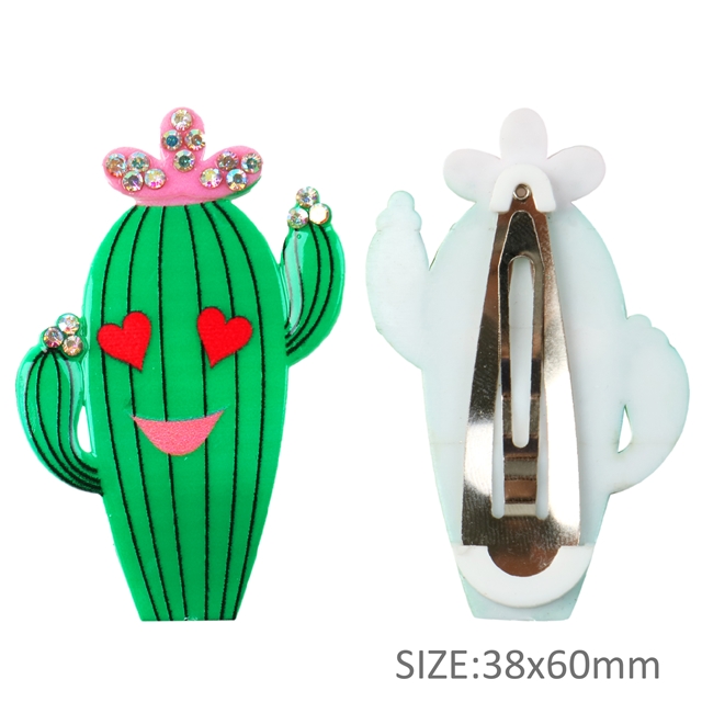 fruit hairpin pink striped cactus