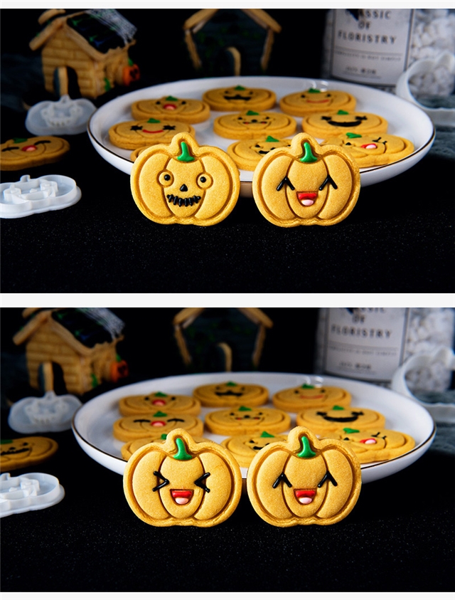 plastic halloween cookie mould