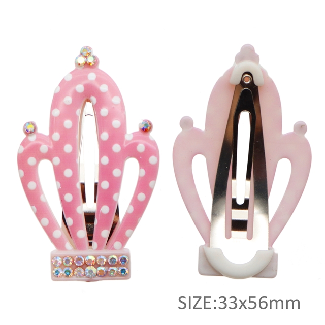 fruit hairpin pink crown