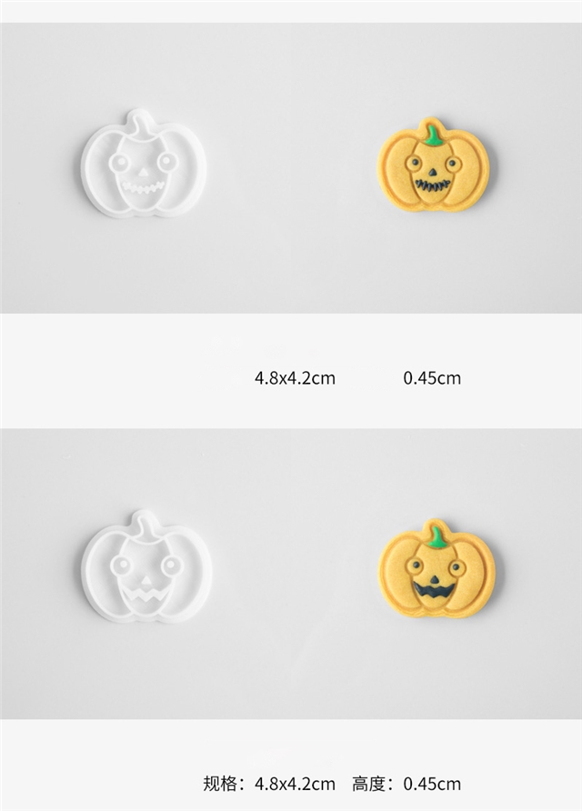 plastic halloween cookie mould