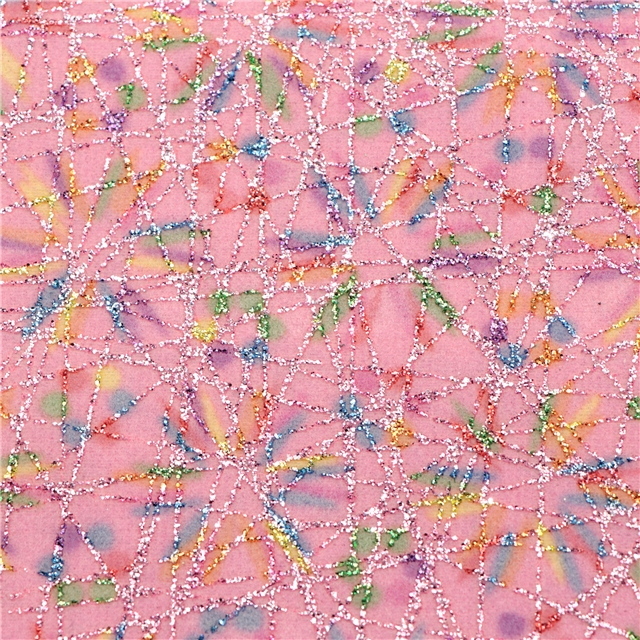 velvet glitter synthetic leather