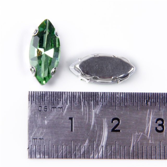 Horse eye claw drill Light green 7*15mm(0.3*0.6