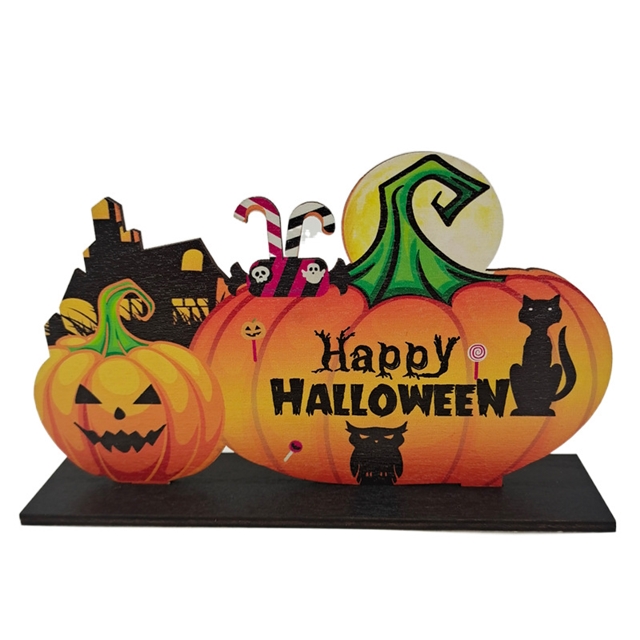 Wooden halloween wooden pendant Ornaments 6#20*12.5cm(7.9*4.9