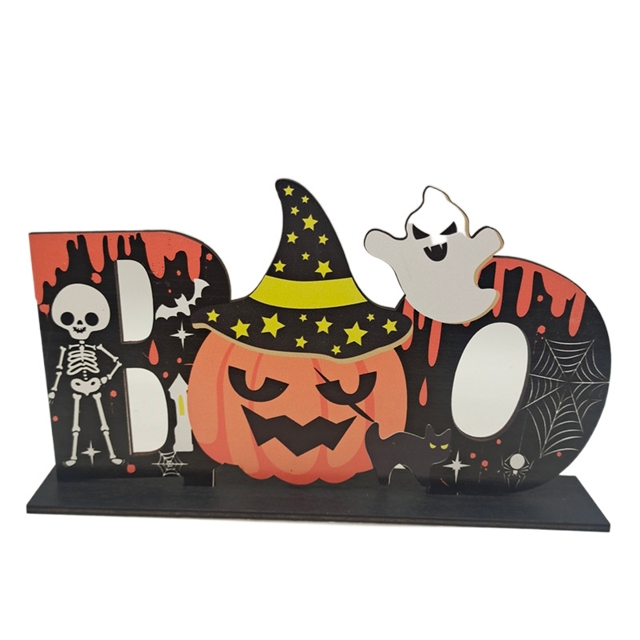 Wooden halloween wooden pendant Ornaments 15#27*17cm(10.6*6.7