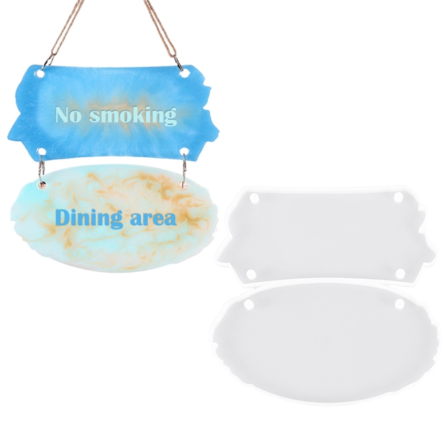 silicone  doorplate with hole silicone mold 