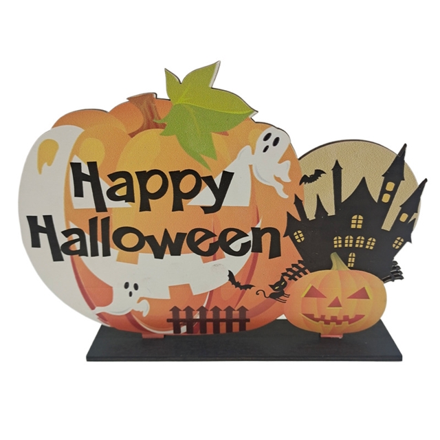 Wooden halloween wooden pendant Ornaments 17#24*18cm(9.4*7.1