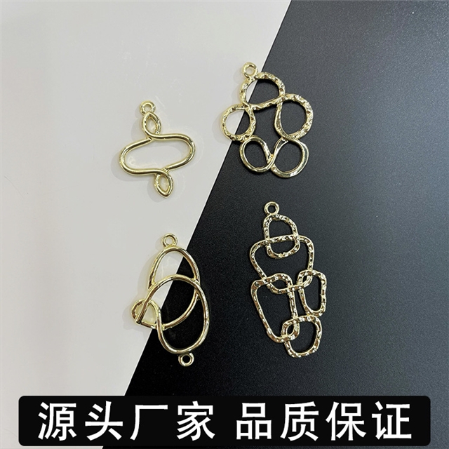 alloy geometric special-shaped alloy pendant