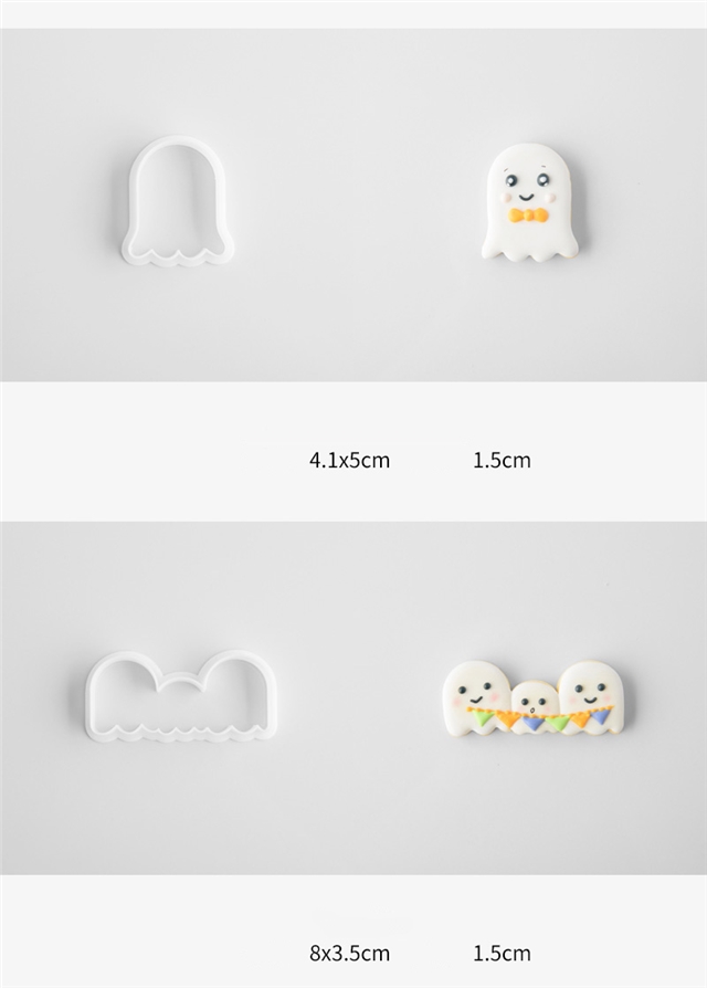 plastic halloween cookie mould