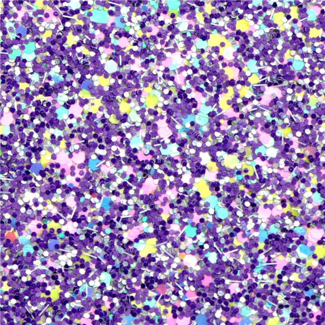 synthetic leather chunky glitter big small sequins mixed strip glitter