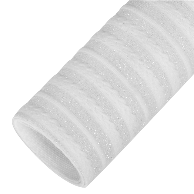 synthetic leather bump texture fine glitter woven pattern faux leather 20*33cm(7.9*13