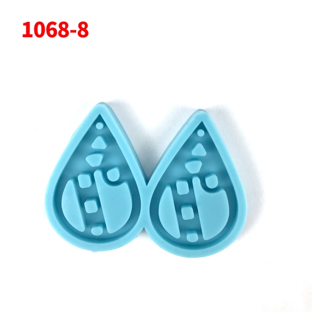 silicone earring series silicone mold candy cane