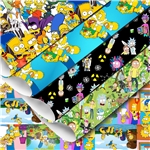 los simpsons synthetic leather