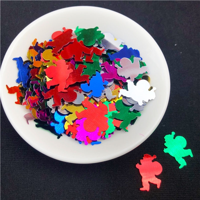 PVC christmas series decorative clothing accessories sequins(15g/pack)