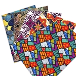 flower synthetic leather