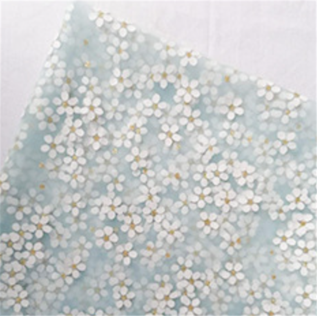 polyester plain plum mesh fabric light blue,50*150cm(19.7*59.1