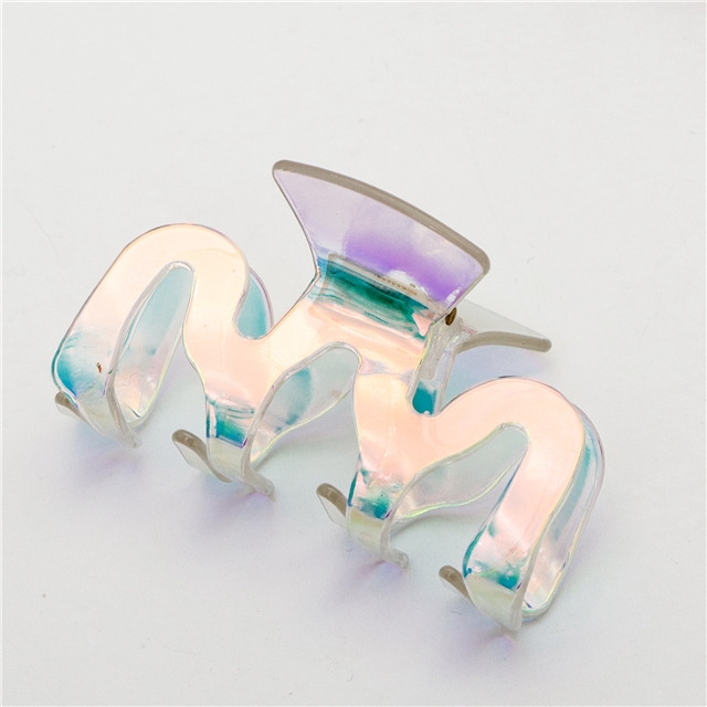 acetate sheet acetate colorful gradient claw clip