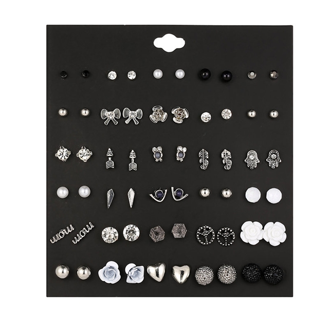 alloy alloy earrings set E0112-1