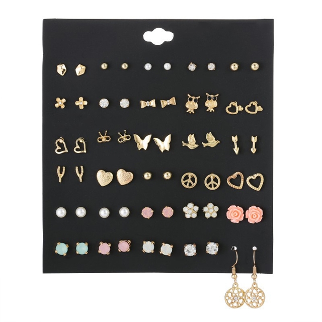 alloy alloy earrings set E0305-1