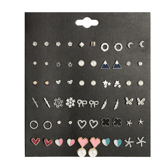 alloy alloy earrings set E0362-1