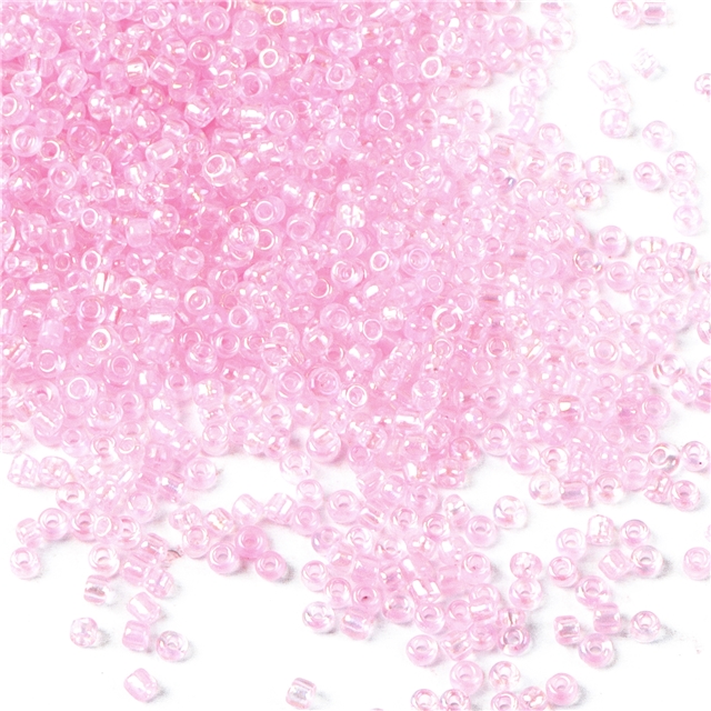 glass transparent multicolor dye core glass miyuki beads 208#,light pink,2mm(0.08