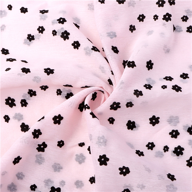 mesh gauze velvet flower mesh gauze 5#,pink,50*150cm(19.7*59.1