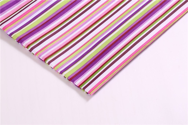 printed 100％ Polyester stripe 100％ Polyester fabric