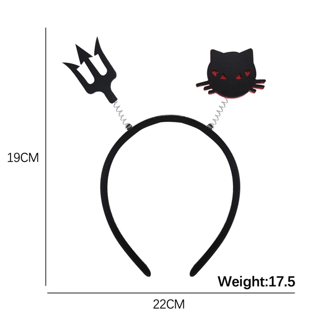 felt cloth + plastic felt halloween headband headgear decorative supplies CC款,均码