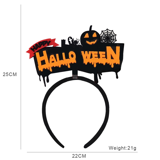 felt cloth + plastic felt halloween headband headgear decorative supplies U款,均码