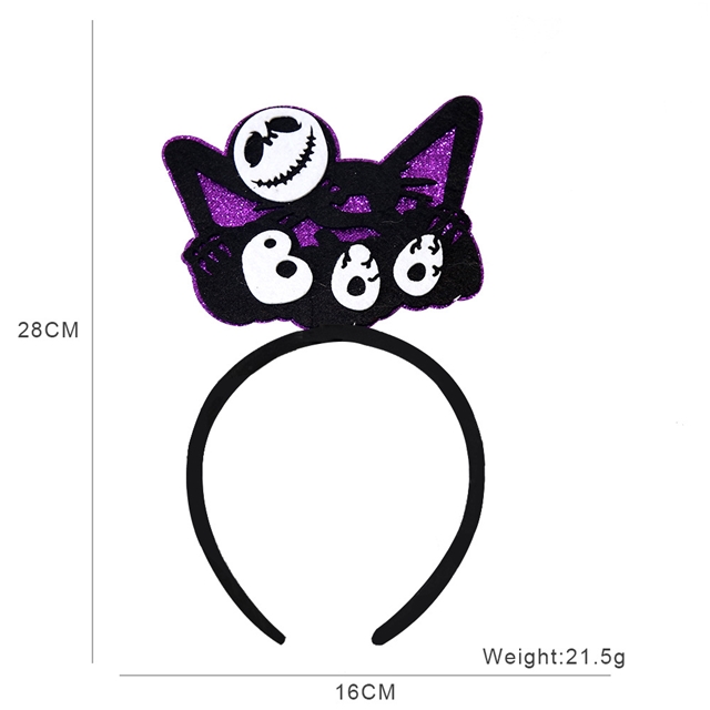 felt cloth + plastic felt halloween headband headgear decorative supplies M款,均码