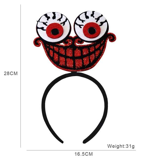 felt cloth + plastic felt halloween headband headgear decorative supplies L款,均码