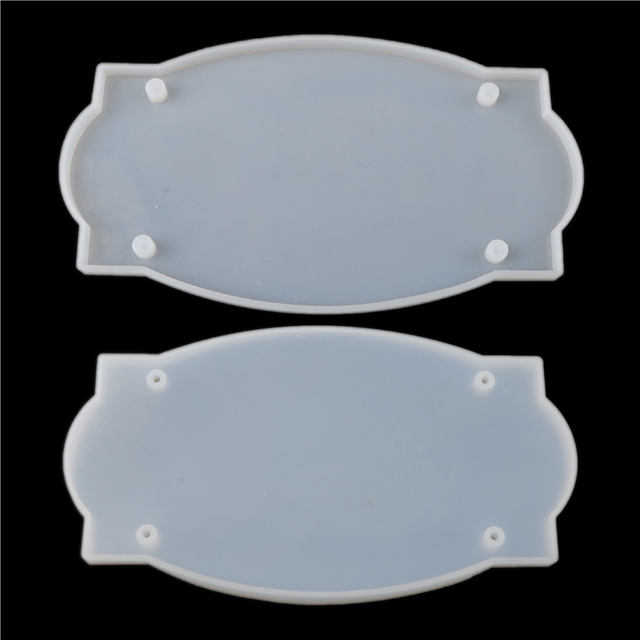 silicone  doorplate with hole silicone mold 