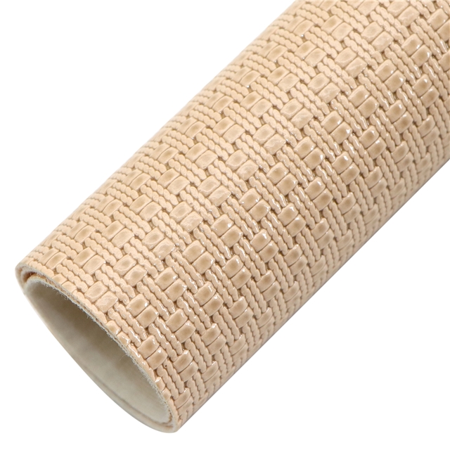synthetic leather bump texture woven pattern faux leather