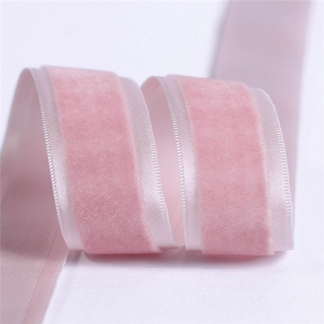 velvet satin ribbon pink,38mm(1-1/2