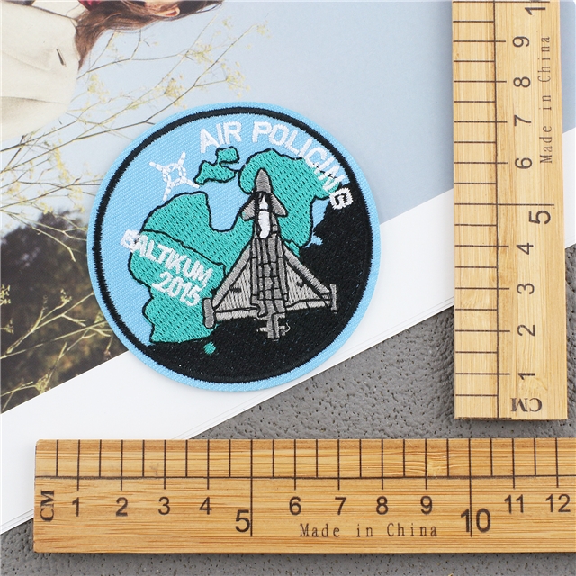 back with glue patch rocket embroidery patch (back with glue) 12#