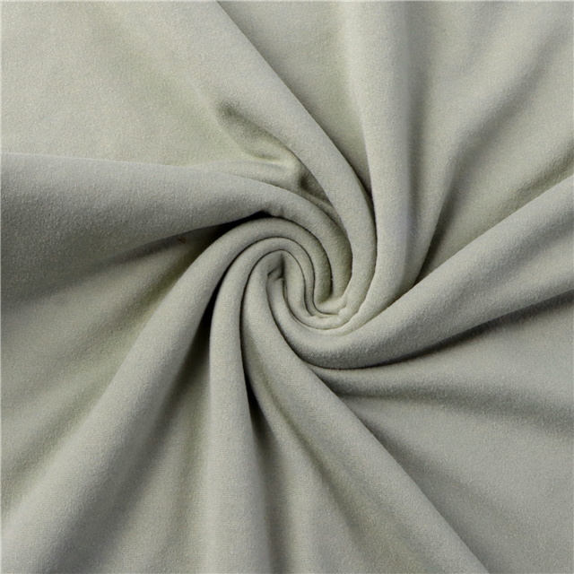 Bamboo Velvet plain color double brushed poly knit fabric 20*33cm(7.9*13