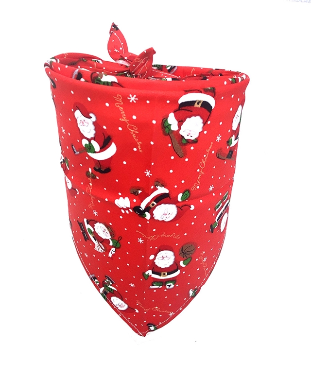 fabric christmas pet slobber towel