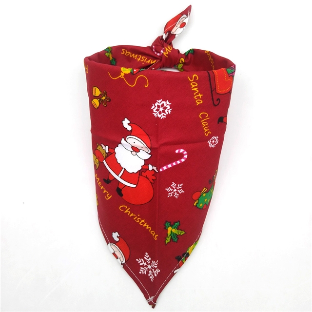 fabric christmas pet slobber towel