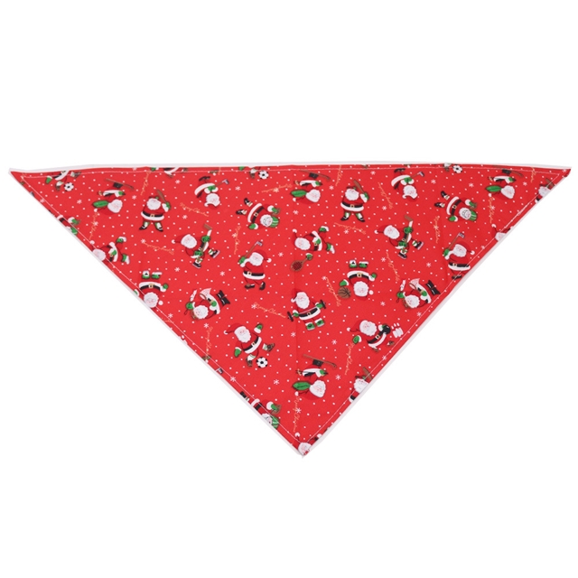 fabric christmas pet slobber towel