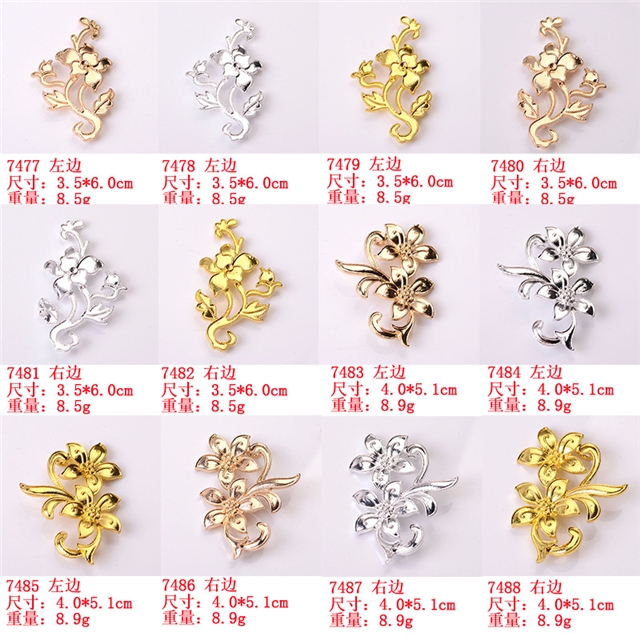 alloy leaves flowers alloy accessories
