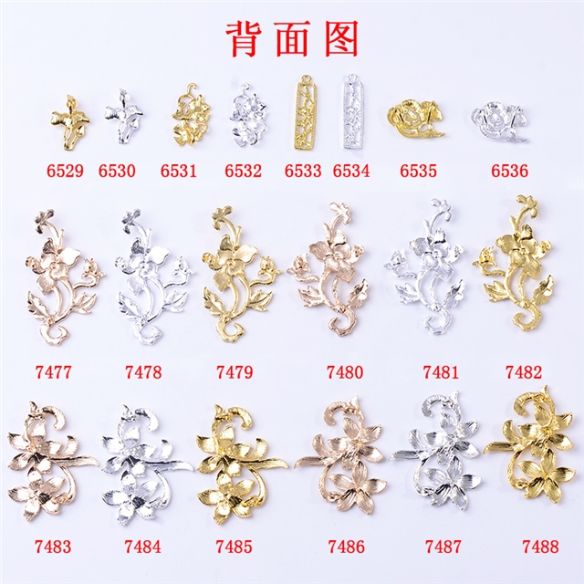 alloy leaves flowers alloy accessories