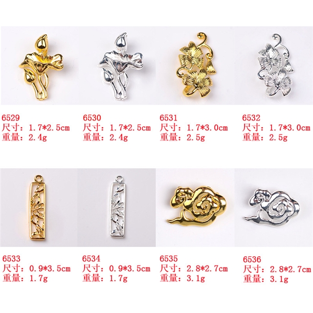 alloy leaves flowers alloy accessories