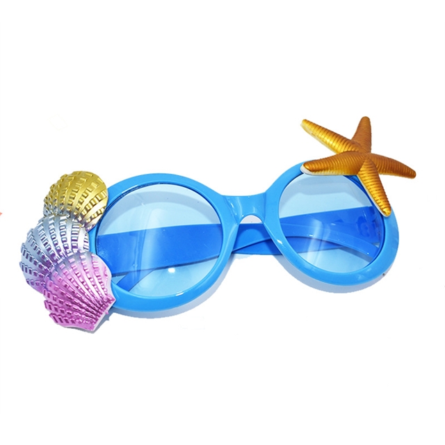 eco-friendly plastic hawaiian party glasses starfish