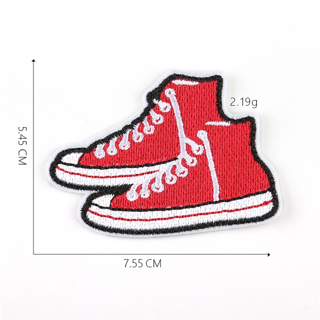back with glue patch shoes embroidery patch（back with glue) 2#,54.5*75.5mm(2.1*3