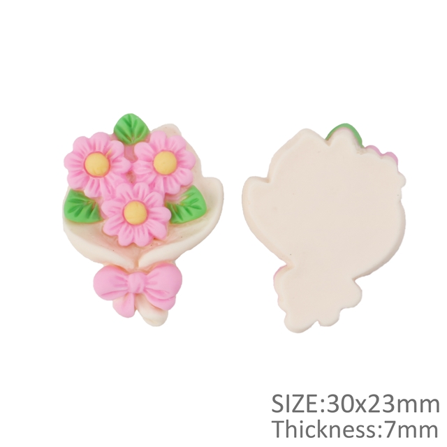 resin holding flowers 3d resin accessories rose red sunflower
