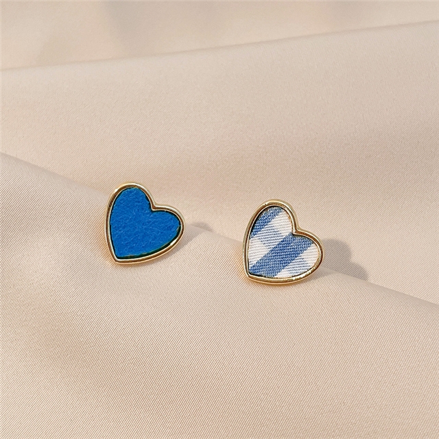 alloy 925 silver stud earrings women
