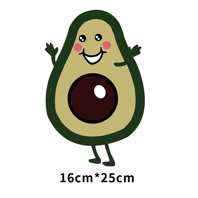 avocado series heat transfer Iron on stickers