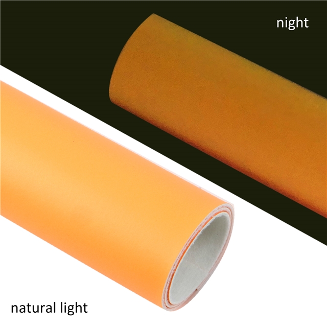synthetic leather glow in the dark series plain faux leather 20*33cm(7.9*13