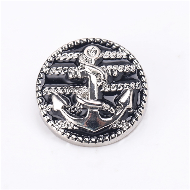 alloy anchor drip oil metal buttons