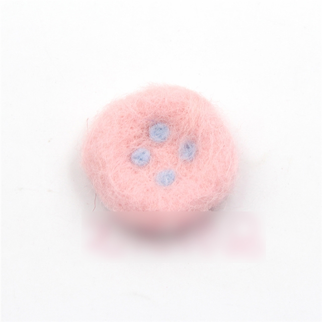 wool felt button biscuit wool felt accessories