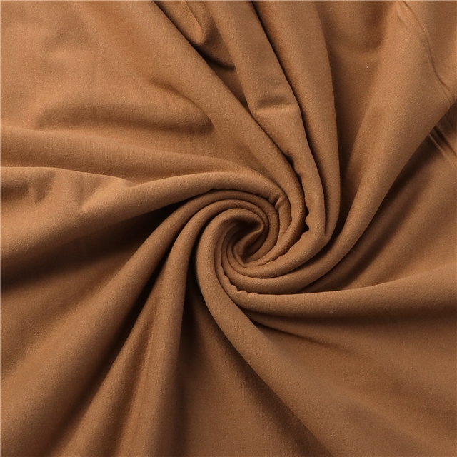 Bamboo Velvet plain color double brushed poly knit fabric 20*33cm(7.9*13